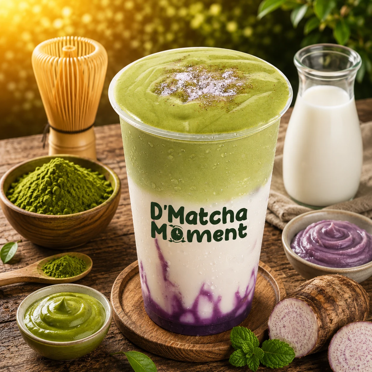 Taro Matcha Cloud